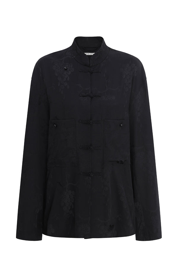 SAMUEL GUI YANG 25 autumn and winter PIT shirt SGY-AW25BMWSH08-1-1-HEI black